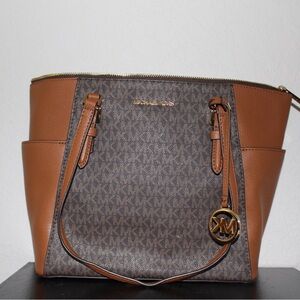 Michael Kors Brown and Tan Women's Bag